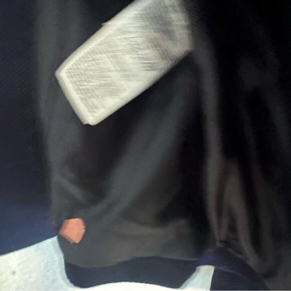 Olivia Palermo Banana Republic Belted Military Navy Blue Red Jacket Size Small - Picture 8 of 9